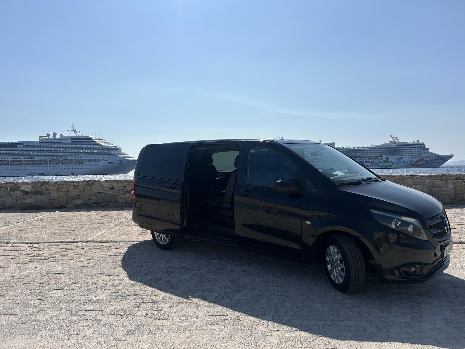 luxury car for mykonos transfer